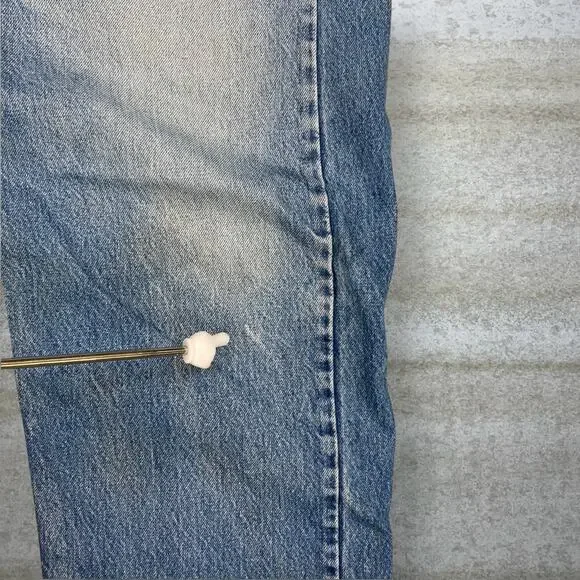 Vintage 90s Levis Jeans 40x30 Regular Straight Leg Fit Medium Wash Orange Tab - Picture 12 of 15
